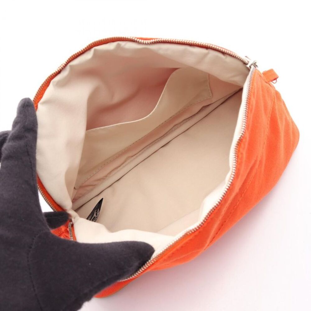 Hermes Canvas Leather Bolide Pouch MM - Picture 3 of 5